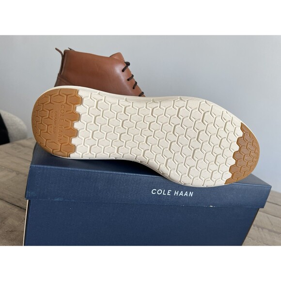 New Cole Haan Grand Remix Leather Chukka Boot Sneakers Sole Men Shoe 9 M Cognac main image 8
